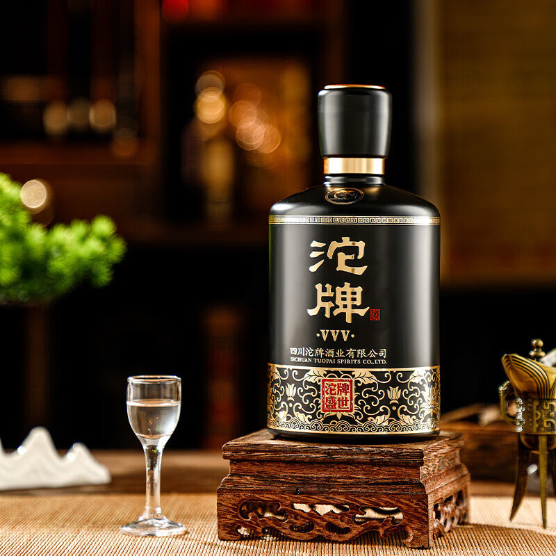 Tuopai Sichuan Tuopai Liquor 52 Degree Luzhou-flavor Liquor Full Box Grain Liquor Grain Liquor Liquor Gift Box Gift Drink 52 Degree 500mL 1 Bottle Tuopai Grain Liquor Single
