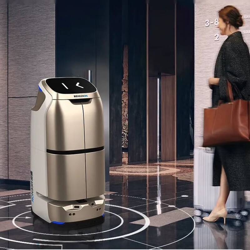 Qinglang W3 hotel delivery robot, intelligent robot for delivering goods, autonomously rides on the elevator and makes phone calls to deliver food, container (without screen and without refrigeration)