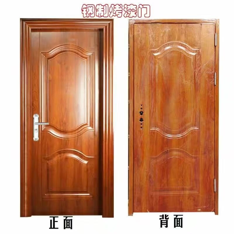 Qinkai's new zinc alloy entrance door rental door painted bedroom door partition simple door interior door soundproof room door Jia'an 80*205*10 left lock inner opening