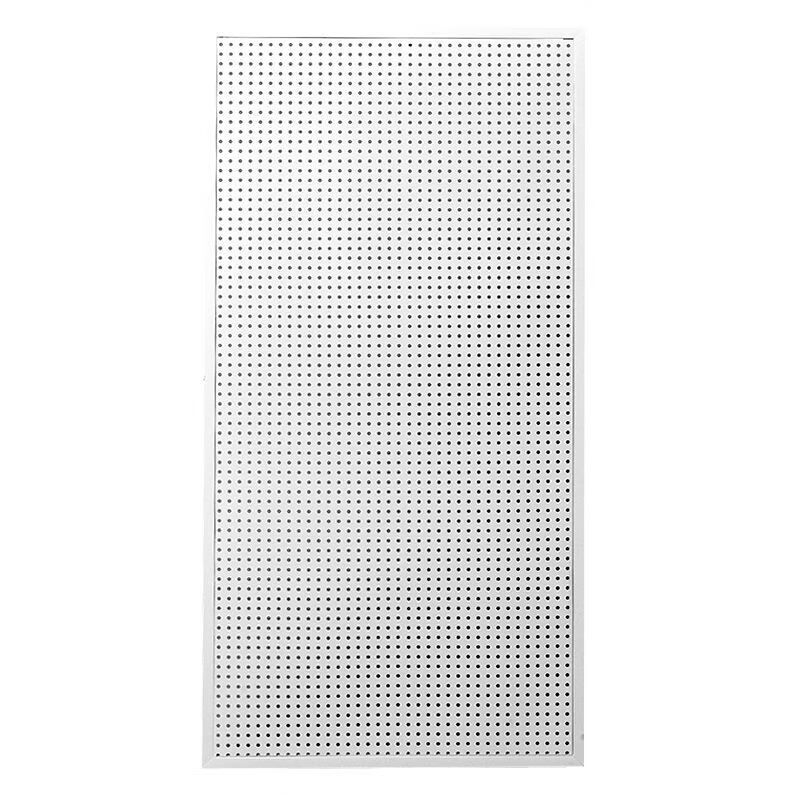 Home kitchen perforated board shelf custom perforated board display rack hardware tool hanging board mobile phone accessories jewelry rack accessories dividing line white