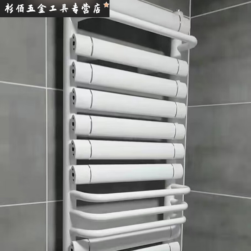 An Junsheng household radiator copper-aluminum composite water heating radiator towel rack small basket bathroom wall-mounted bathroom floor heating copper and aluminum model 400*1000
