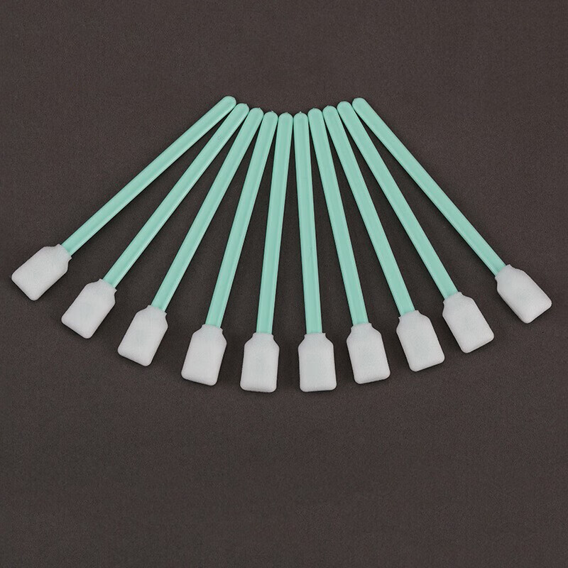 An Daxia dust-free cotton swabs 100 pieces/pack industrial dust-free cloth-head cotton swabs ultra-fine lens cleaning purification flat-head optical wiping stick microfiber cloth YL-664XB