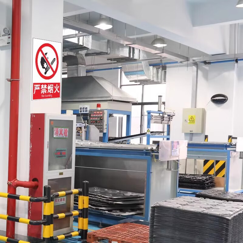 Jiu Wenbao Fire Safety Warning Sign Customized No Fireworks Warning Sign Sticker Construction Site Workshop Safety Production Sign High Quality PVC Material 30x40cm