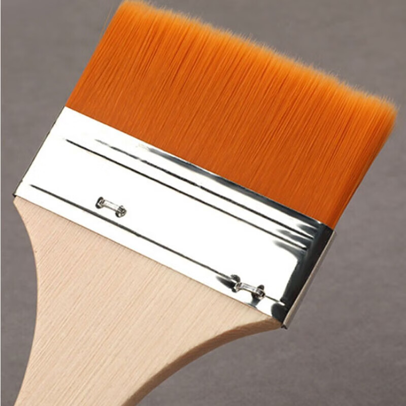 Jinshiluo KT-268 nylon bristle board brush paint brush wooden handle brush art paint brush cleaning dust brush 10#