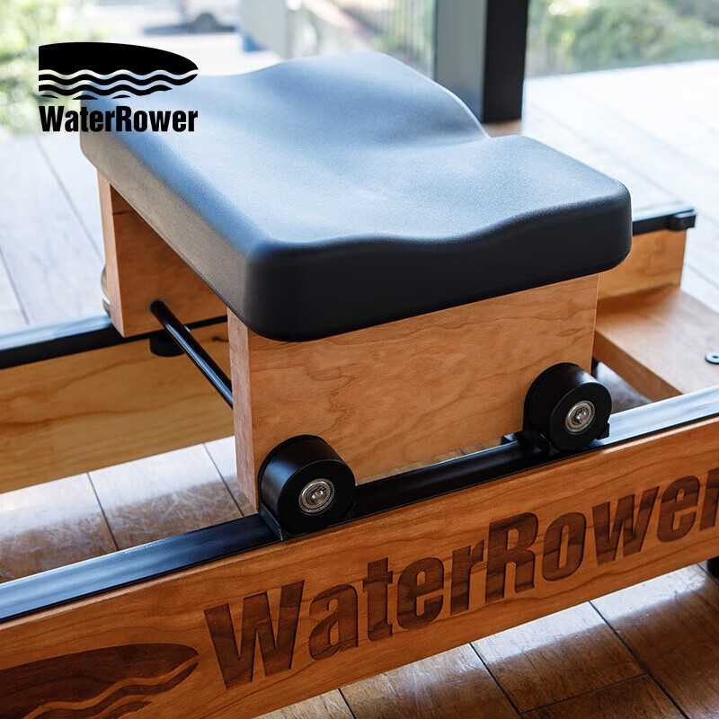 WaterRower original imported rowing machine water resistance rowing machine home aerobic fitness equipment double-track solid wood imported Jingzhi model cherry wood with LOGO Jingzhi model