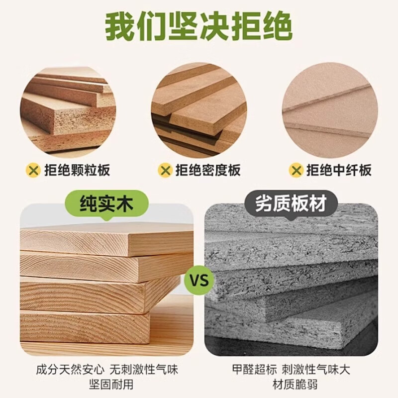 Zhongguang Sufa Home Solid Wood Computer Desk Double Desk Desk Workbench Student Desktop Gaming Table Extra Thick 25mm Solid Wood Cream White + White Frame 120x60x75cm Delivered to Home