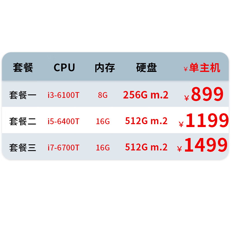 Dell Dell exhibition machine mini host mini desktop small host commercial home office modeling PS graphics display computer host + 24-inch monitor three Core i7/16G/512G/WIFI + Bluetooth