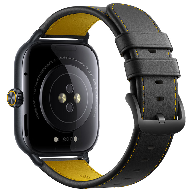 IQOO WATCH GT Smart Watch New Year's Annual Party Gift Leisure Sports Health Test Smart AI Ultra-Long Battery Life Vivo Watch Watch Bluetooth Version Chasing the Wind Black Soft Plastic