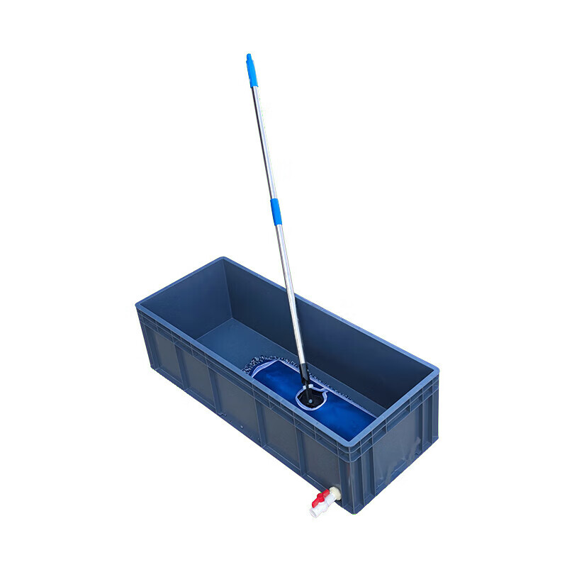 Large washing mop bucket rectangular mop bucket factory mopping bucket cleaning bucket large extended mop basin 100*40*34cm side arrangement with drainage hole