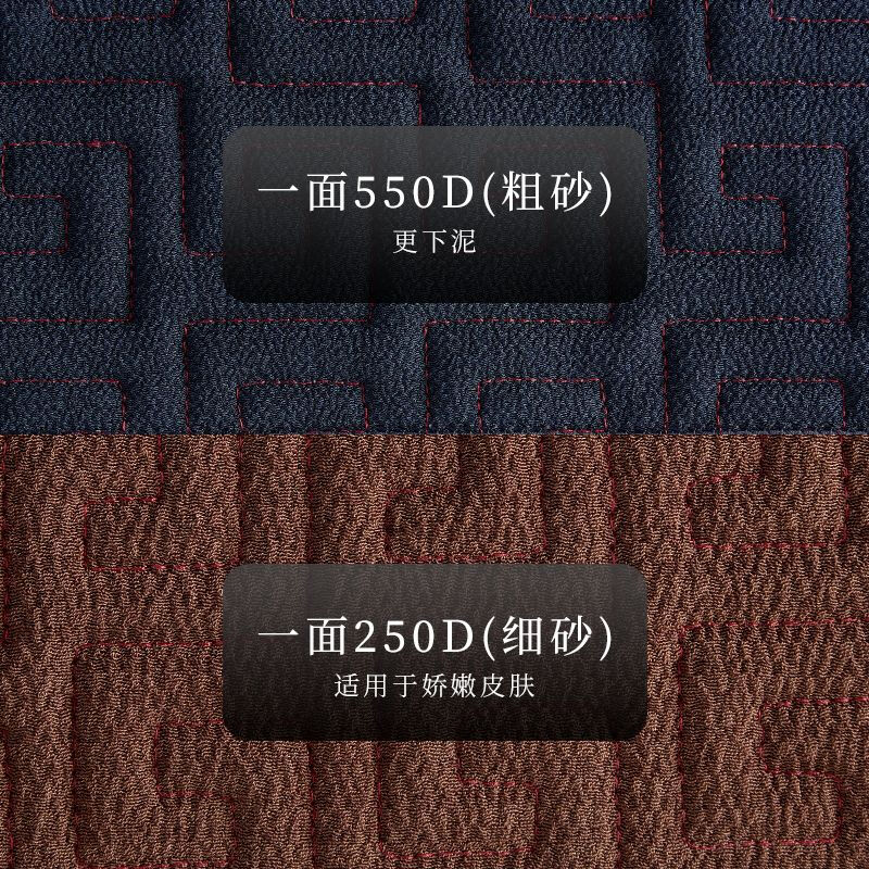 The back of the bathing artifact is thickened, enlarged, thickened and lengthened. Men's special bathing towel with strong coarse sand to rub the back without asking for help. Thickened - AB noodles back strip, coffee color