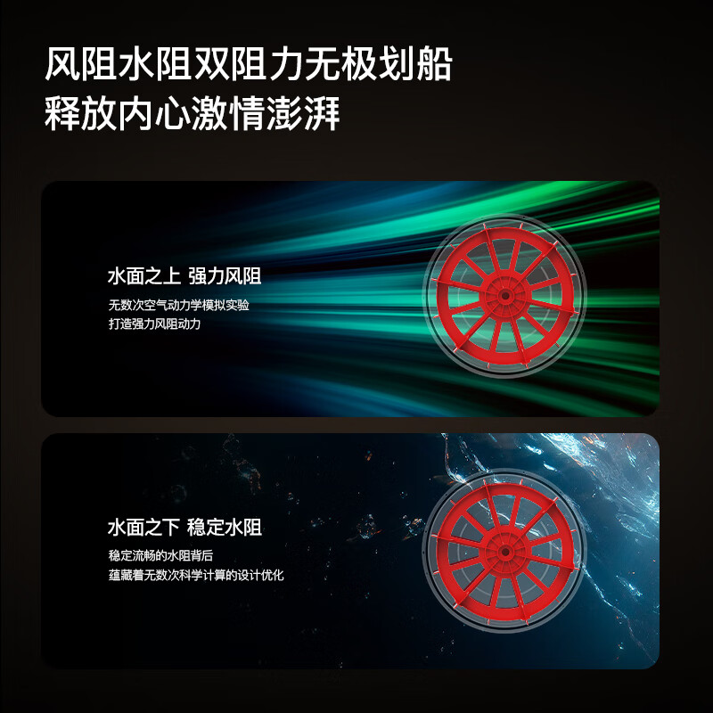 HARISON Hanchen rowing machine household water resistance intelligent adjustment fitness equipment indoor aerobic and anaerobic exercise HR-W8eco