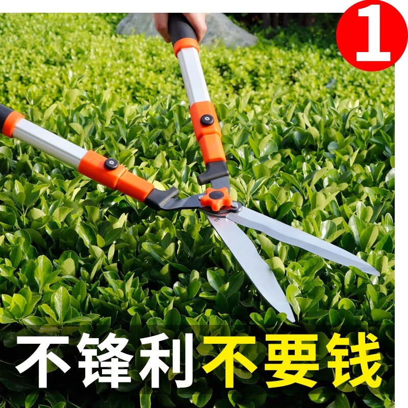 Jingyouyu German Seiko Gardening Scissors Fruit Branch Garden Lawn Pruning Shears Landscaping Tools Hedge Shears Upgraded Series - Standard Straight Blade Telescopic Style