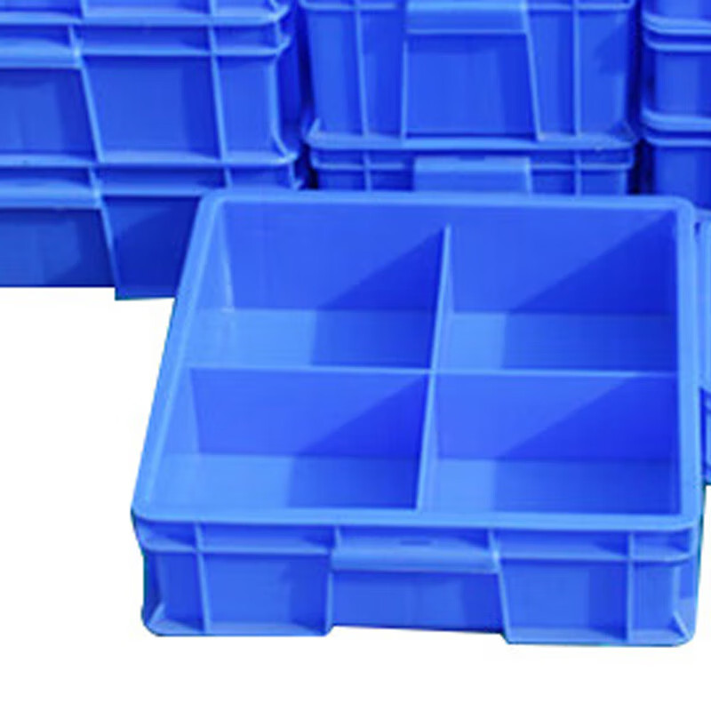 Jinshiluo parts box compartment box 530 three-compartment box #590*385*145 thickened multi-partition plastic storage box tool material classification box turnover box JCW8