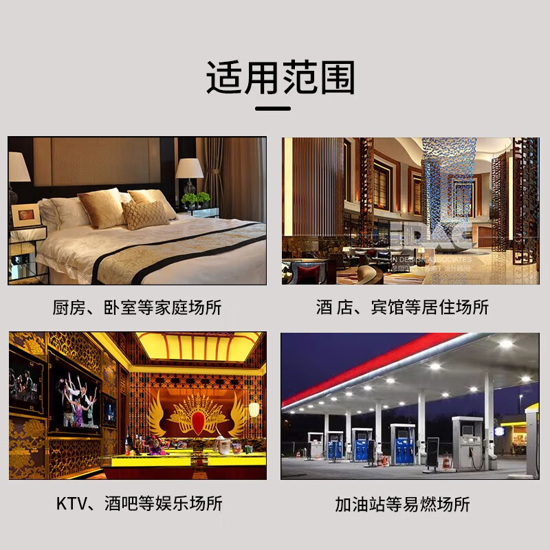 GANGQI fire blanket fire blanket commercial home kitchen special fire blanket hotel emergency fire escape fiberglass fire retardant escape blanket fire equipment 1mx1m