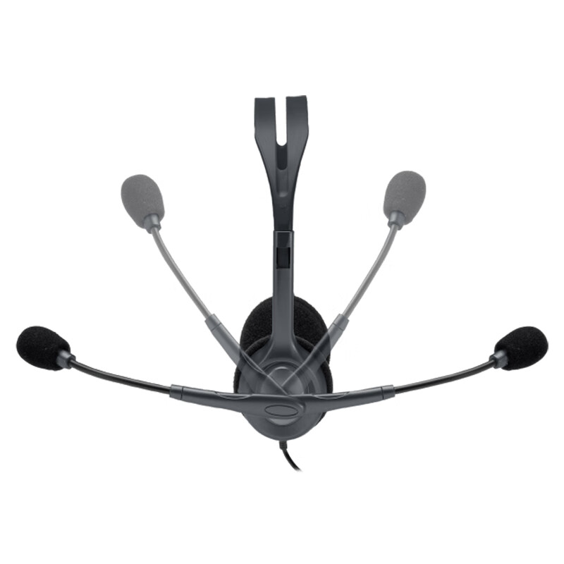 Logitech H111 Stereo Headset with Microphone Computer Laptop Office Headset Black Single Pack