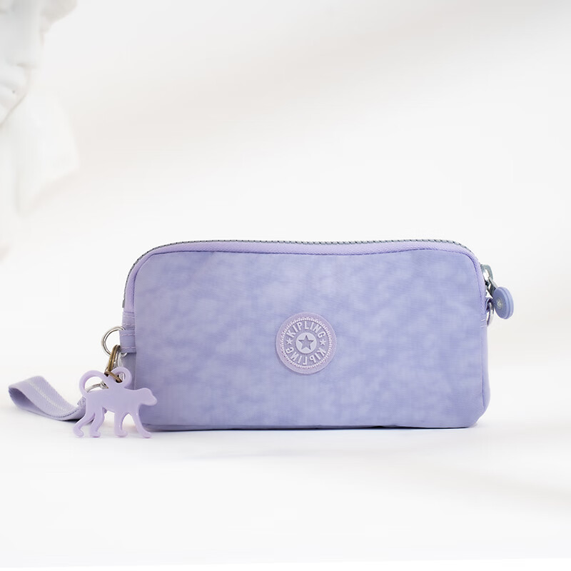Keplin Keplin handbag k monkey waterproof multi-layered pocket lightweight clutch bag k home key coin purse mobile phone bag pink purple