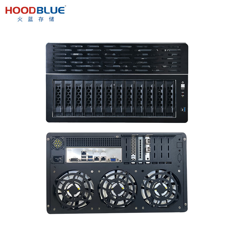 Hoodblue Storage/Hoodblue Disk Array TS7012-2DP-48TB External