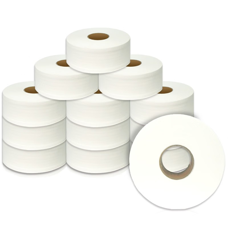 Goldfish brand commercial 3-layer thickened large roll paper 12 rolls/box toilet paper large roll large plate toilet paper hotel toilet three-layer 700g*12 rolls/box