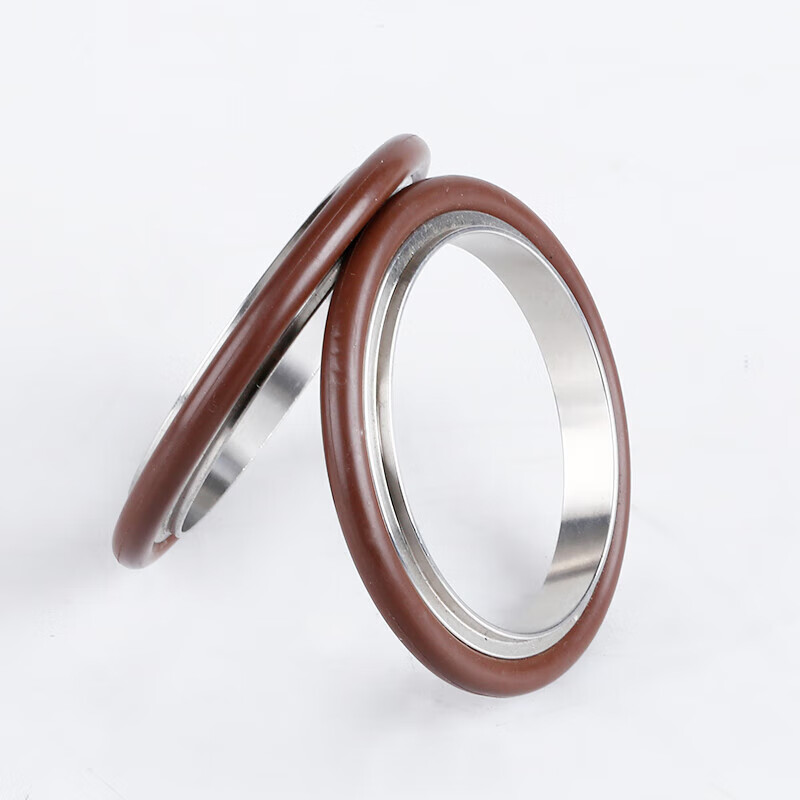 Lu Yueting KF vacuum bracket sealing ring stainless steel fluorine rubber aluminum alloy 50 Ding Qing 16 clamp 25 pipe fittings 40 quick release chuck KF40 stainless steel bracket + fluorine rubber ring