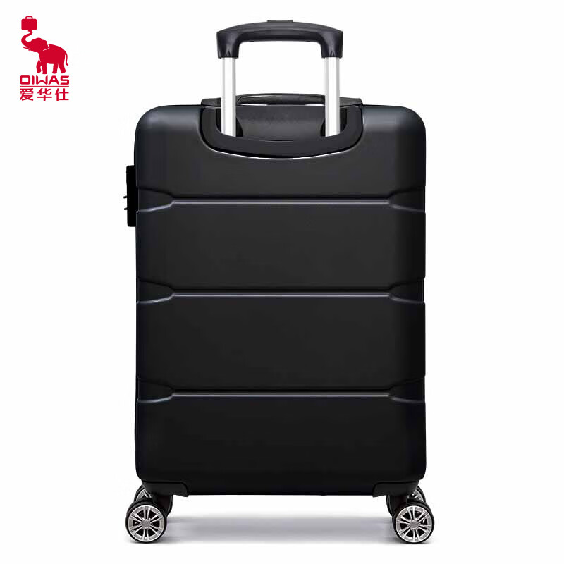 OIWAS Suitcase Shock Absorbing and Noise Reducing Aircraft Wheels Men's and Women's Cabin Suit OCX6130 Black 20 inches Black 20 inches