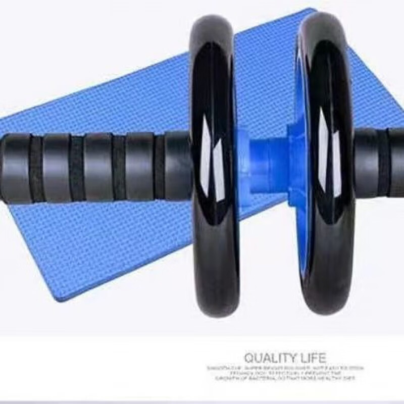 Meikejie 30-day 1420-piece abdominal muscle wheel abdominal muscle wheel home fitness equipment belly reduction tool unisex beginner training (14-inch black) double-wheel abdominal muscle wheel