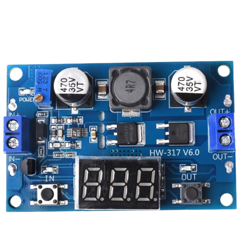 Qidi DC-DC LTC1871 boost power module high power 100W adjustable output 3.5~35V digital display