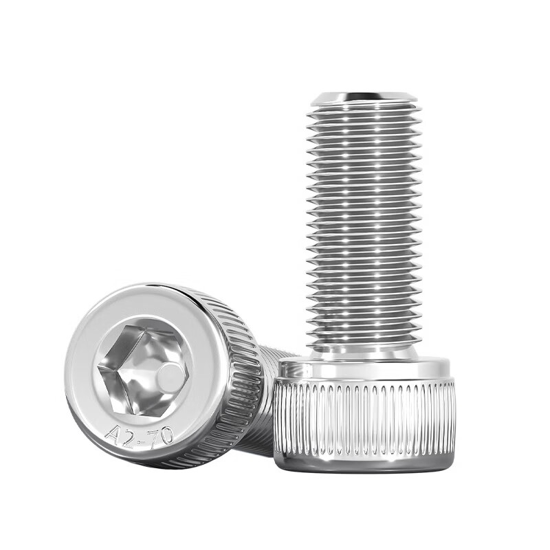 Tianzhuo Hardware Fine Thread Hexagon Screw 304 Stainless Steel Fine Thread Cylindrical Head Bolt M6M8M10M12*1/1.25/1.5mm M12*1.25*40 1 piece