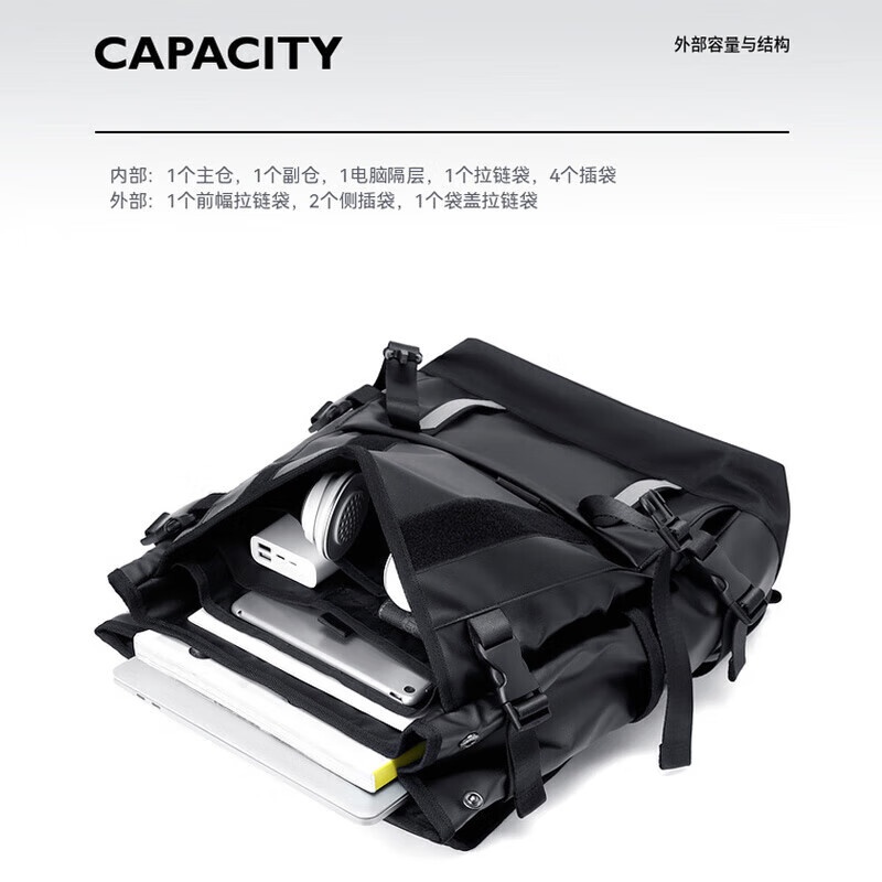 Golf (GOLF) computer bag shoulder 15/16 inch notebook backpack men's casual college student bag business trip light outdoor travel