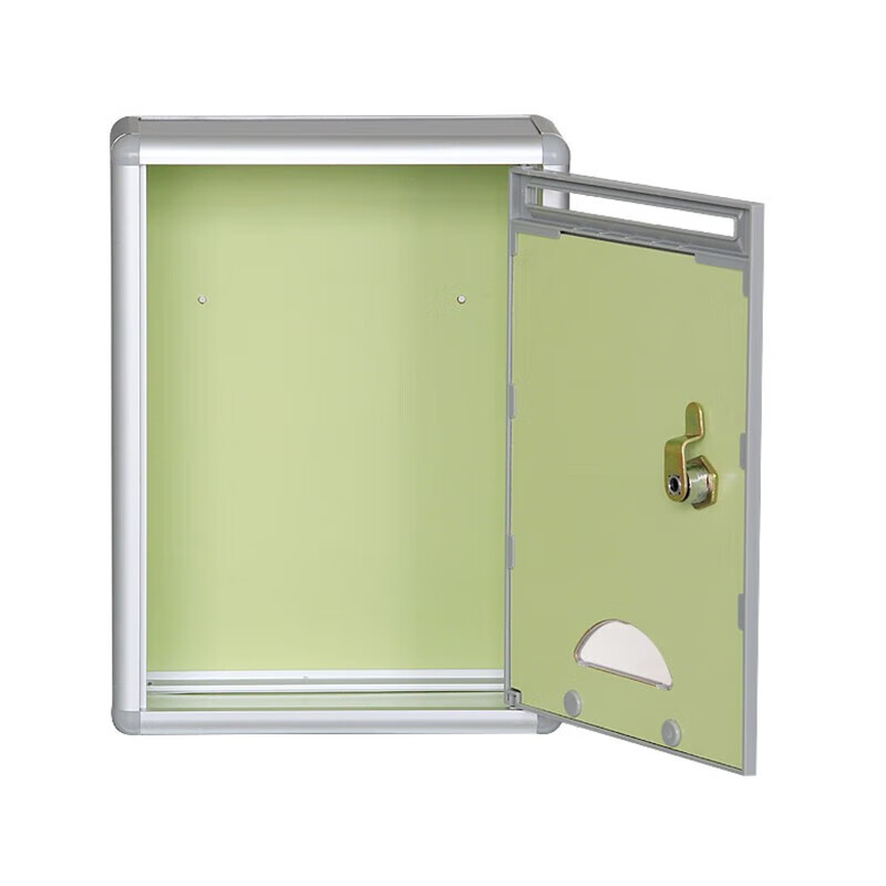 Aluminum alloy message box, complaint box, wall-mounted, employee demand box, community letter box, ballot box, customizable multi-function, small opinion box, wording cannot be changed