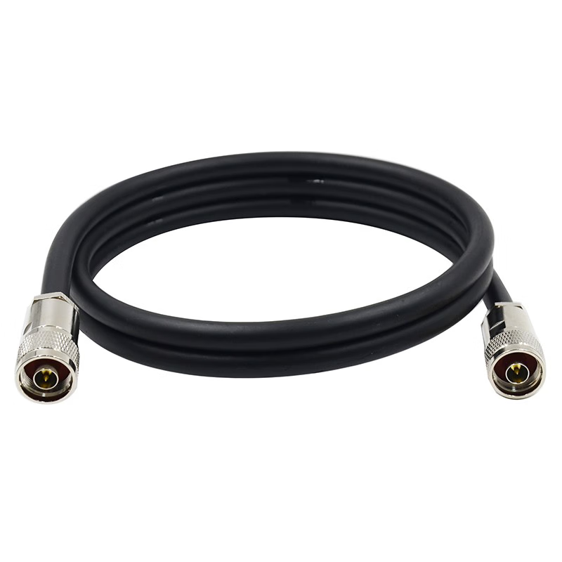 50-7 feeder 7D-FB low loss outdoor coaxial cable base station AP gateway connection WiFi antenna extension cable 1.3 N male-SMA inner needle 3m