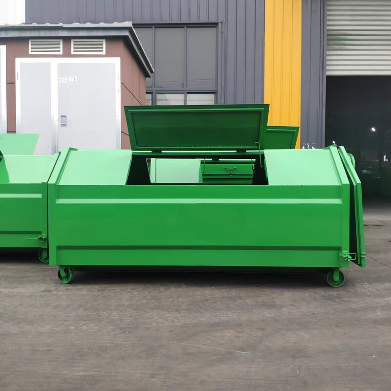 Community Property School Rural Outdoor Special Trash Can Car-mounted Garbage Transfer Box Removable Garbage Removal Box 3 Cubic Trash Can