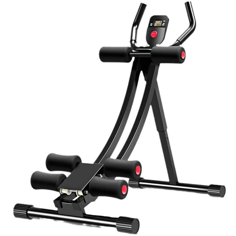 Fitness equipment, home waist slimming machine for women, popular abdominal slimming machine for men, folding roller coaster, lazy belly slimming machine, black