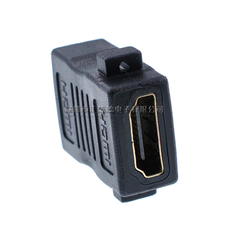 HDMI female to female adapter HD extender series extension cable HDMI straight head converter with ears