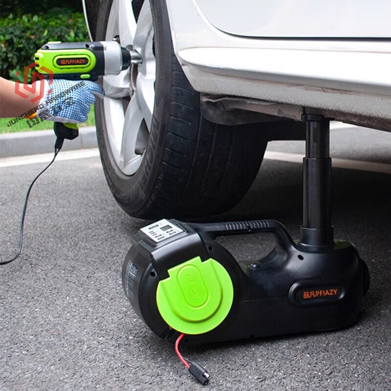 Lishi multi-functional car electric jack hydraulic vehicle-mounted 12v off-road vehicle suv car air pump all-in-one machine digital display inflation standard 45cm + wrench