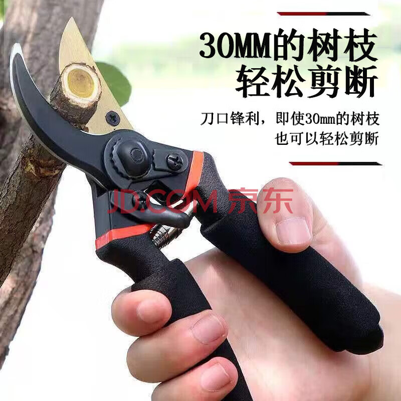 Dongjiu branch cutting scissors, fruit tree pruning shears, garden thick branch scissors for cutting branches, floral pruning shears for picking fruits, pruning shears with handle sheaths