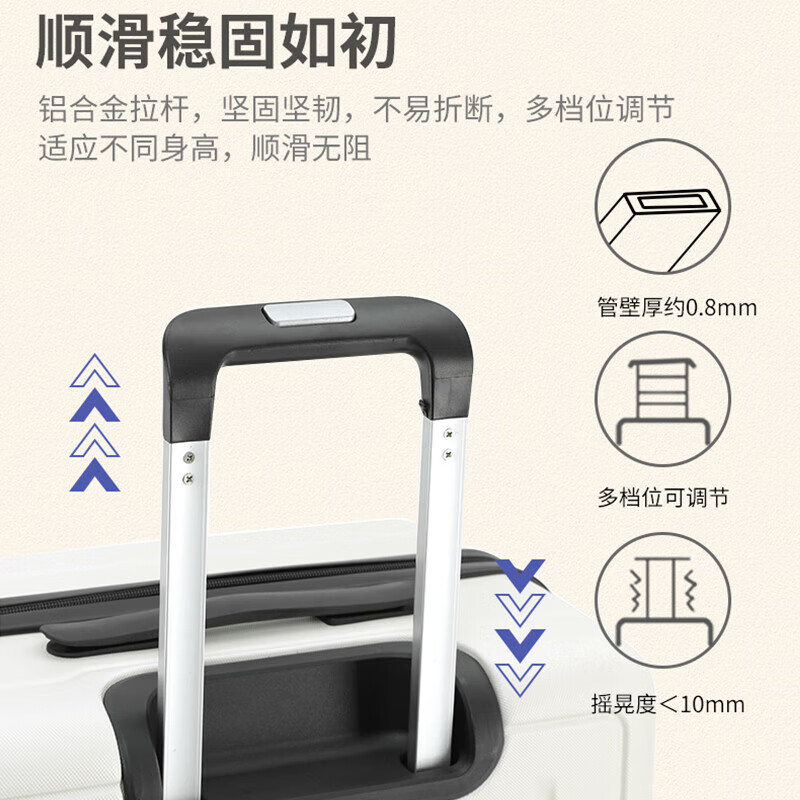 Woodpecker side opening suitcase for women 2026 new expandable multi-functional trolley case 20-inch suitcase boarding suitcase for men Sakura pink side opening + expansion 30 + brake wheel 26 inches SF + double-layer explosion-proof zipper + cup holder