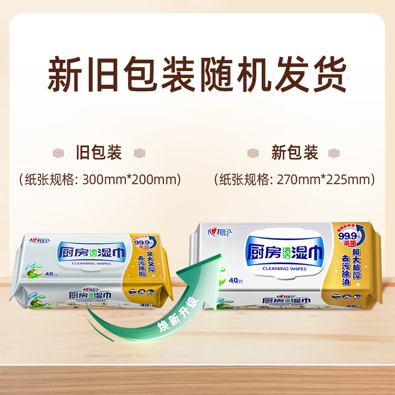 Xinxiangyin kitchen wipes 40 pumps