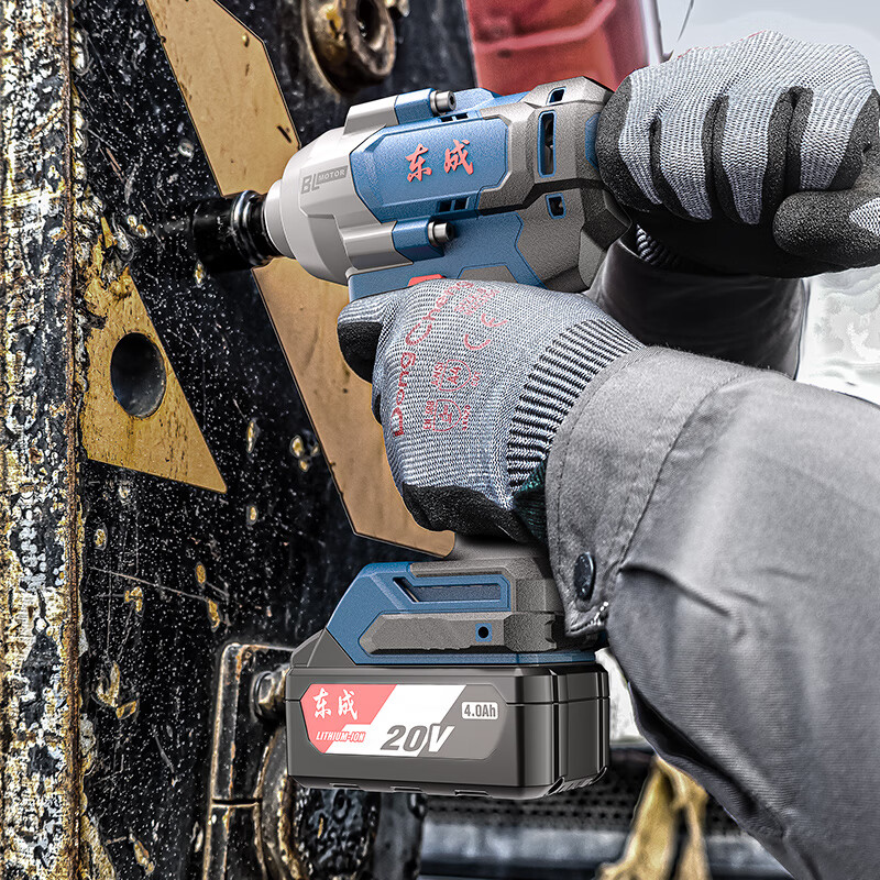 Dongcheng 20V brushless electric wrench electric wind cannon power tool wrench impact wrench wind cannon DCPB698EM