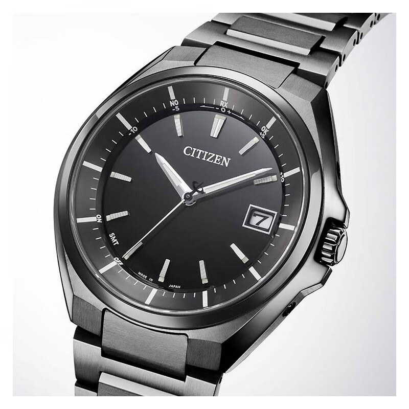 CITIZEN men's titanium alloy watch ATTESA ultra-thin CB3010 Shubo titanium light kinetic energy radio-controlled watch made in Japan CB3015-53E