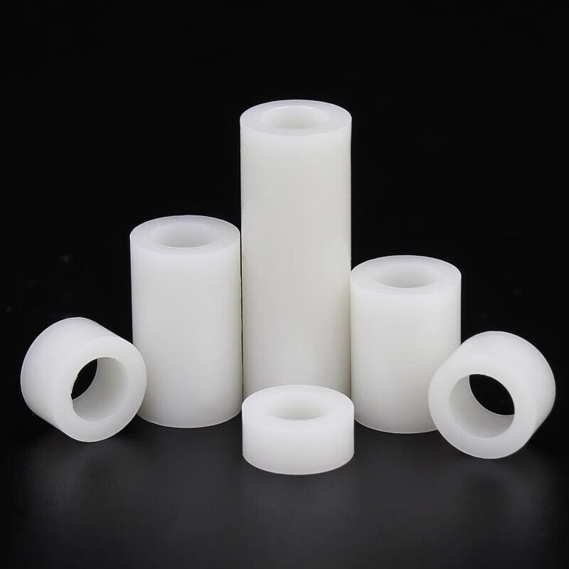 Jinchao insulating column plastic gasket straight through column nylon casing ABS padding column washer round hole spacer column M3M4 9*5*20 (100 capsules)