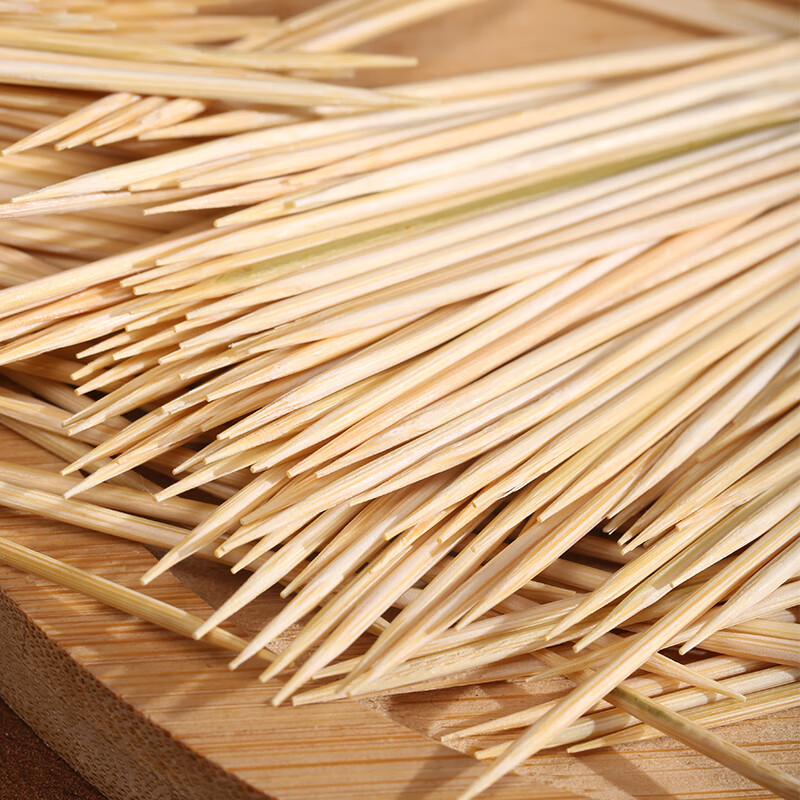 Double gun bamboo toothpicks 500 pieces/can