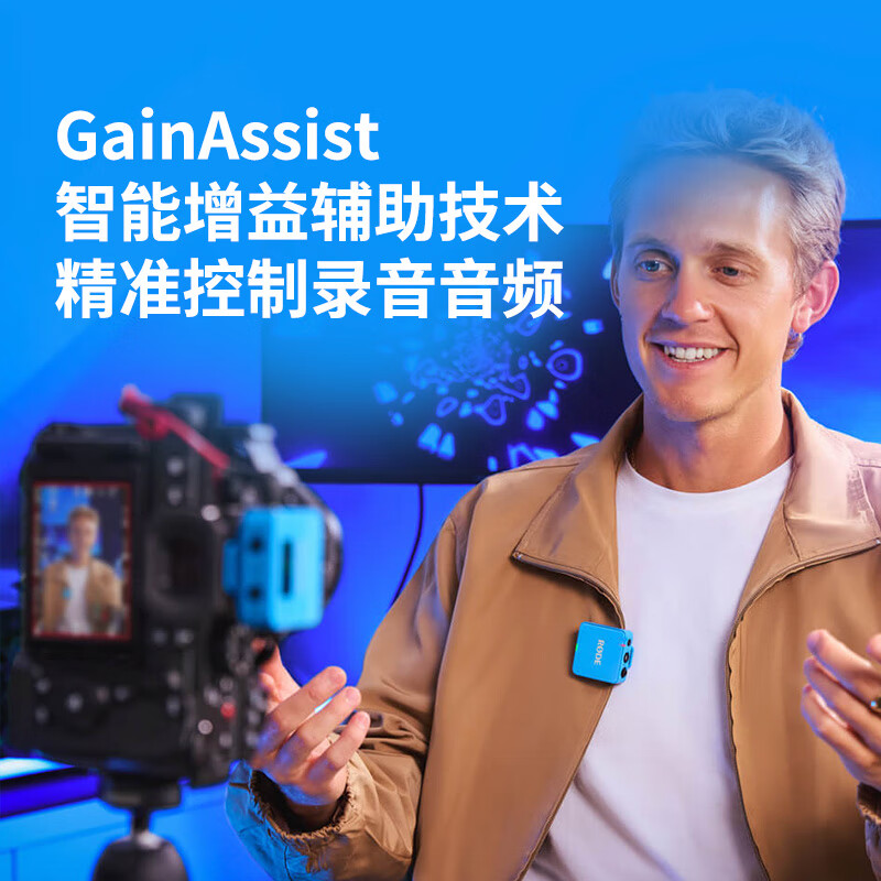 RODE microphone Wireless Go3 wireless lavalier one-to-two outdoor delivery live recording interview interview VLOG computer camera mobile phone model - standard configuration