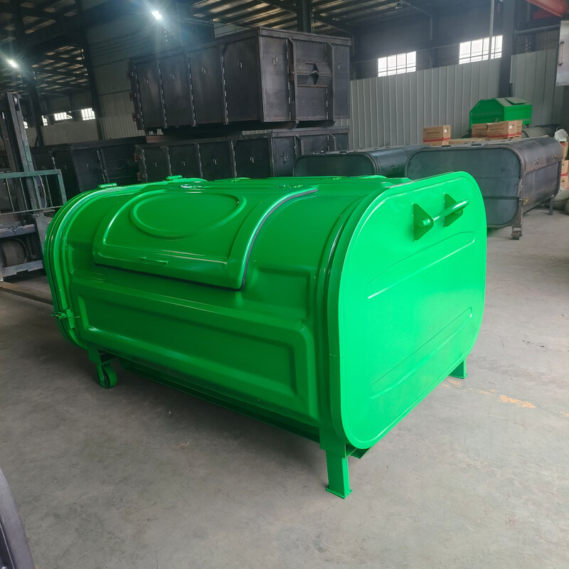 Community Property School Rural Outdoor Special Trash Can Car-mounted Garbage Transfer Box Removable Garbage Removal Box 3 Cubic Trash Can