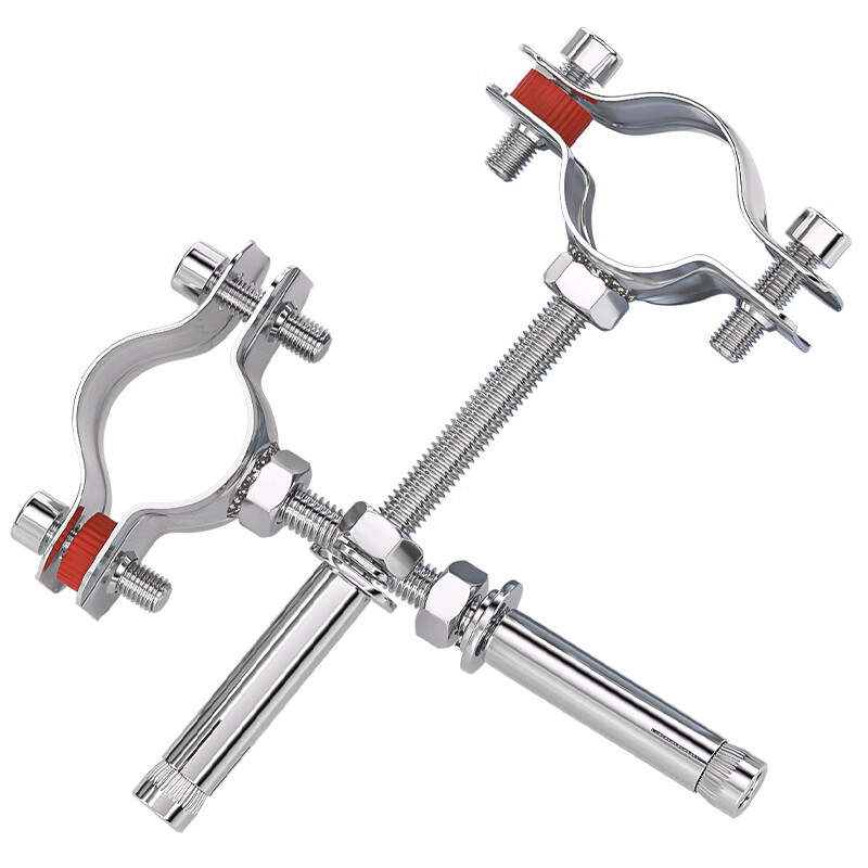 Fengji 304 stainless steel fixed pipe bracket expansion screw buckle hoop pipe clamp water pipe clamp clamp clamp pipe clamp M19-22 + ceiling expansion 8*100