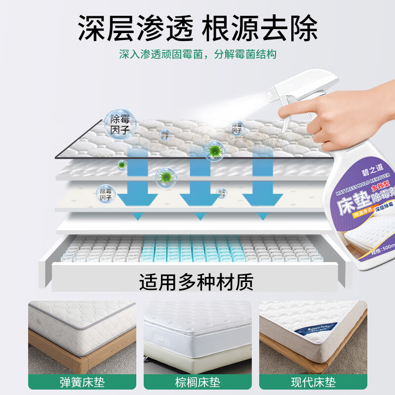 Bizhidao Mattress Mildew Remover Removes Mold Spots, Curtains, Fabrics, Sofa Quilts, Mildew Remover, Household Mildew Remover, Mattress Mildew Remover, Mattress Mildew Remover
