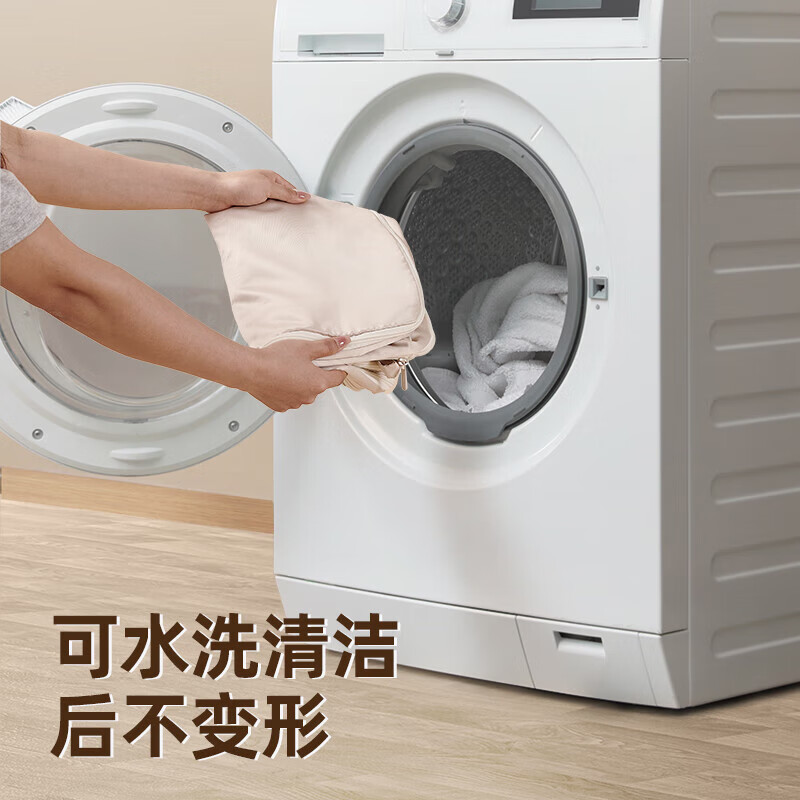 Ecoco Moving Packing Bag Storage Bag Luggage Bag Clothes Quilt Organizing Bag Waterproof and Moisture-proof Moving Artifact Cream|Large Size (Storage a 6-pound quilt)