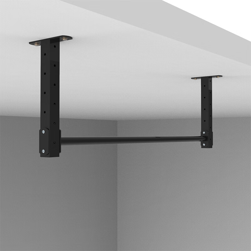 East ceiling ceiling balcony horizontal bar pull-up device home indoor height adjustable single rod rack fitness equipment K155-1 (98cm exercise bar)
