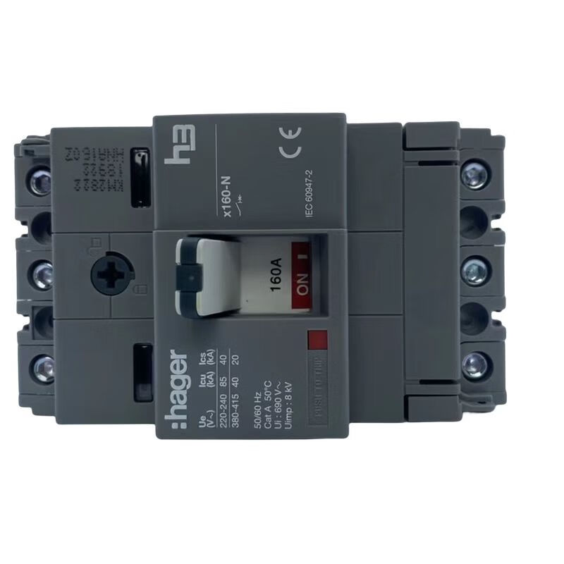 HAGER plastic case circuit breaker HNA160Z 160A X160-N low voltage air switch HNA160Z 160A
