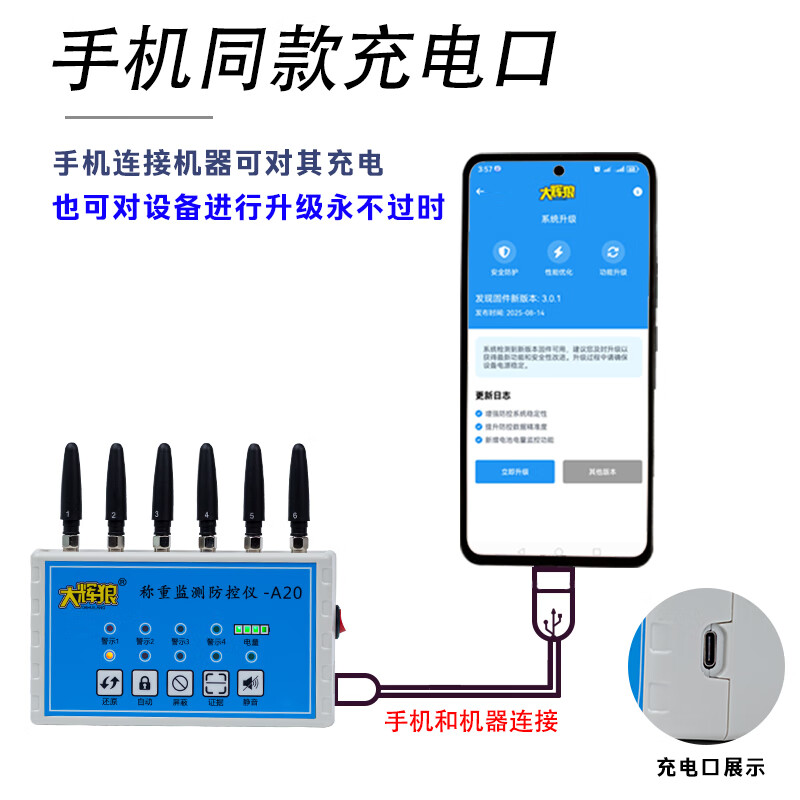 Dahuilang (DAHUILANG) Dahuilang A20 electronic floor scale anti-remote control monitor Dahuilang weighing monitor anti-remote control scale adjustment Dahuilang A20 (new product launch)