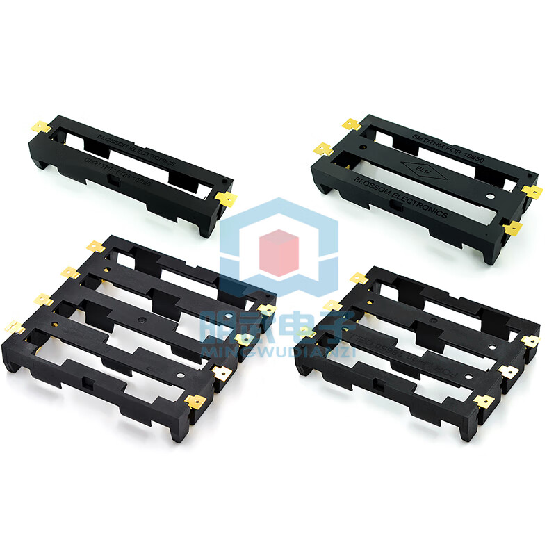18650 battery box single/double/three/four-cell SMT patch plug-in 1~4-cell patch battery holder SMD 18650/two-cell battery box/gold-plated patch
